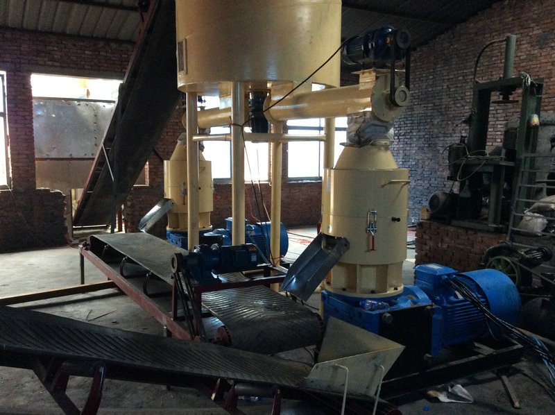 內(nèi)蒙古鄂爾多斯時(shí)產(chǎn)5噸木材顆粒機(jī)生產(chǎn)線(xiàn)